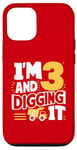 Coque pour iPhone 14 3 ans 3e anniversaire Construction Boy 3 ans