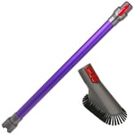 Purple Rod Wand Tube Pipe for DYSON V11 SV14 Vacuum + Mini Soft Dusting Brush