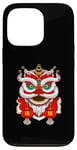 iPhone 13 Pro Lion Dance Head - Happy Chinese New Year - Green Snake Year Case