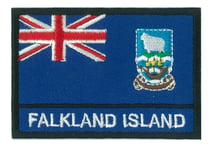 Ecusson patche drapeau patch Iles Malouines FALKLAND 70 x 45 mm brodé