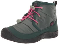 KEEN Bottes imperméables unisexes Howser 2 Chukka pour enfant, Dark Forest Fuchsia Violet, 25/26 EU