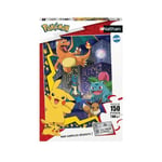 Nathan-POKEMON-Puzzle 150 pieces - La ville des Pokemon-4005556861897-A parti...