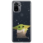 ERT GROUP Coque de téléphone Portable pour Xiaomi REDMI Note 10/ 10S Original et sous Licence Officielle Star Wars Motif Baby Yoda 024 adapté à la Forme du téléphone Portable, Coque en TPU