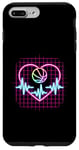 Coque pour iPhone 7 Plus/8 Plus Heartbeat Panier de basketball Heart Line Pulse Player Sport Basket