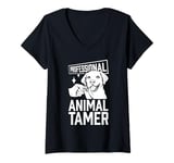 Womens Pets Behavior - Obedience Animal Trainer V-Neck T-Shirt