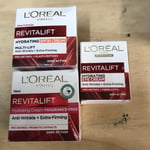 L'oreal Revitalift Pro Retinol Day Cream 50ml SPF30Anti Wrinkle + Eye Cream 40+