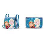 Disney La Reine des Neiges 2 (Frozen 2) Dream - Sac À Bandoulière Muffin Mini + Porte-Monnaie Carré Petit