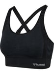 Hummel HUMMEL Shine Seamless Sports Bra - Black S female