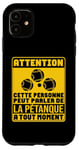 Coque pour iPhone 11 Peut parler de la Pétanque les boules Boccia Boule Drôle