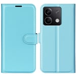 Xiaomi Redmi Note 13 5G Fodral Litchi Blå