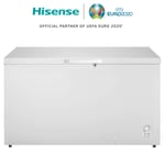 Hisense FT546D4AW1 Autonome Coffre 420L A+ Blanc congélateur - Congélateurs (Coffre, 420 L, 27,5 kg/24h, SN-T, A+, Blanc)