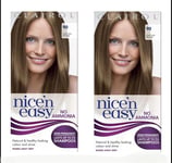 2 x CLAIROL Nice'N'Easy Semi Permanent 90 Dark Ash Blonde Ammonia Free