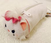 Official Disney Marie Tsum Tsum Pencil case plush Soft 8" The Aristocats