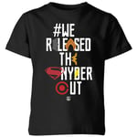 Justice League We Released The Snyder Cut Icons Kids' T-Shirt - Black - 3-4 Years - Black