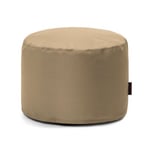 Mini OX rund ø40 cm liten sittpuff & fotpall  (Färg: Beige)