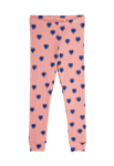 Mini Rodini Outlined Hearts Leggings Rosa