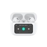 DCU TECNOLOGIC - Ecouteurs Bluetooth sans Fil 5.4 - Écran tactile - Modes Lecture et égaliseur - Autonomie de 30 Heures - Couleur : Blanc