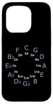 iPhone 15 Pro Circle Of Fifths/Fourths Music Theory Tool for Musicians Case