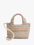 Dune Drios Raffia Grab Bag, Multi Pastel