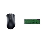 Razer DeathAdder V2 X Hyperspeed - Souris Gaming Ergonomique sans Fil pour PC/Mac Noir & Ornata V3 X - Clavier Gamer à Profil Bas Clavier AZERTY | Noir