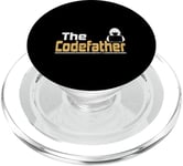 The Codefather! Computer Programmer Incorrect Coding PopSockets PopGrip for MagSafe