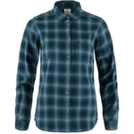 Fjällräven Fjällräven Övik Flannel Shirt W - Dark Navy-indigo Blue - Dam - M- Naturkompaniet