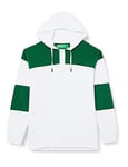 United Colors of Benetton Men's C/Capp. M/L 33mnu200t Hooded Sweatshirt, Optical White 101, S