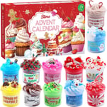 Slime Advent Calendar 2024 - Christmas Countdown Calendars 24 Days of Surprises