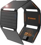 FlexSolar 40W Foldable Solar Charger, USB C Portable Solar Panel, PD2.0 QC3.0 DC