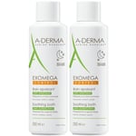 A-DERMA EXOMEGA CONTROL Bain apaisant anti-grattage 2x250 ml