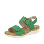 Remonte Femme R6853 Sandale, Vert Pomme 53, 43 EU