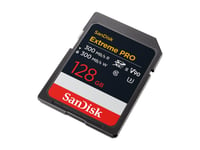 Sandisk Extreme Pro - Flash-Minneskort - 128 Gb - Video Class V90 / Uhs-Ii U3 / Class10 - Sdxc Uhs-Ii