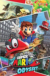 Pyramid International Collage Super Mario Odyssey Maxi Poster, Plastic/Glass, Multi-Colour, 61 x 91.5 x 1.3 cm