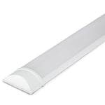 V-Tac 40W slim LED armatur - Samsung LED chip, 120 cm, 230V - Dimbar : Inte dimbar, Kulör : Varm