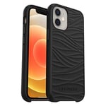 LifeProof Wake Case for iPhone 12 mini, Shockproof, Drop proof to 2 Meters, Protective Thin Case, Sustainably made from Recycled Ocean Plastic, Black