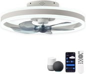 20'' Smart Ceiling Fan with Light - Alexa Google Compatible APP & Remote Control