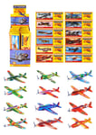 12 X FOAM GLIDER PLANES TOY PLANE BIRTHDAY PARTY BAG FILLERS JET FIGHTERS DESIGN