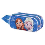 Disney La Reine des Neiges 2 (Frozen 2) Dream-Trousse 3D Double, Bleu, 22 x 9,5 cm