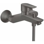 Hansgrohe Talis E - Mitigeur de baignoire, noir chromé brossé 71740340