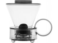 Clever Clever Dripper - Kaffetrakter I Glass 500Ml, Gjennomsiktig Grå