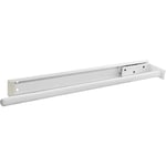 OBF 03 0352 10 Grimme Pluto Porte-torchons Extensible à 1 Bras pour la Cuisine, ET 448 mm en Aluminium, Longueur 448 mm