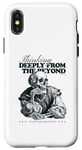 iPhone X/XS Thinking Deeply From The Beyond Classic Skeleton Halloweeen Case