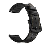 Premium Läderarmband Garmin Venu 2 svart