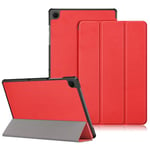 DINGGUAGUA Coque Samsung Galaxy Tab A9+ Plus 11 Pouces 2023 Cover (SM-X210/X215/X216) étui Mince Multi-Angles de étui Folio avec Fonction Veille/réveil Automatique Case,Rouge