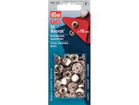 Prym Trykknapper refil 390301 15mm 10stk – Sølv