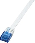 LogiLink SlimLine Flat Patch Cable CAT6a UTP - 0,25 meter