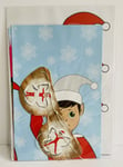 Elf On the Shelf Stocking Filler Stick Hat On, Christmas Eve Game Fun Blindfold