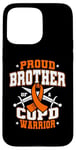 Coque pour iPhone 15 Pro Max Ruban orange « Proud Of A COPD Warrior COPD Fighter »