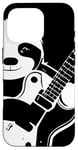 Coque pour iPhone 16 Pro Musicien Guitare électrique Paresseux