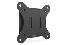 DIGITUS wall mount for LCD/LED monitor up to 81cm (32"), fixing bracket, 18kg maximum load, VESA 75x75 & 100x100, Black